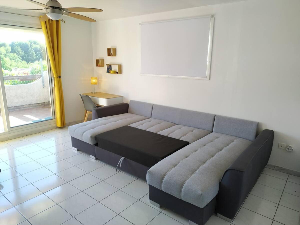 Appartement T3 Spacieux Avec Vue Sur L'Etang De Thau Au 1Er Etage D'Une Villa - Entree Independante セット エクステリア 写真